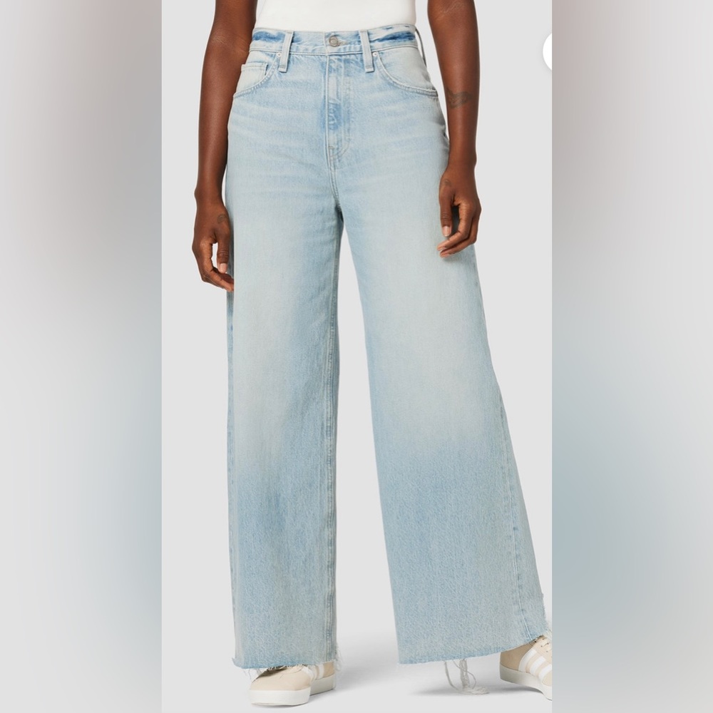 Hudson high-rise wide leg jeans
